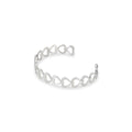 Sora Halo Sculpted Bracelet in silver-tone, front product view