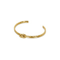 Luma Orbit Knot Bracelet in gold-tone, front product view