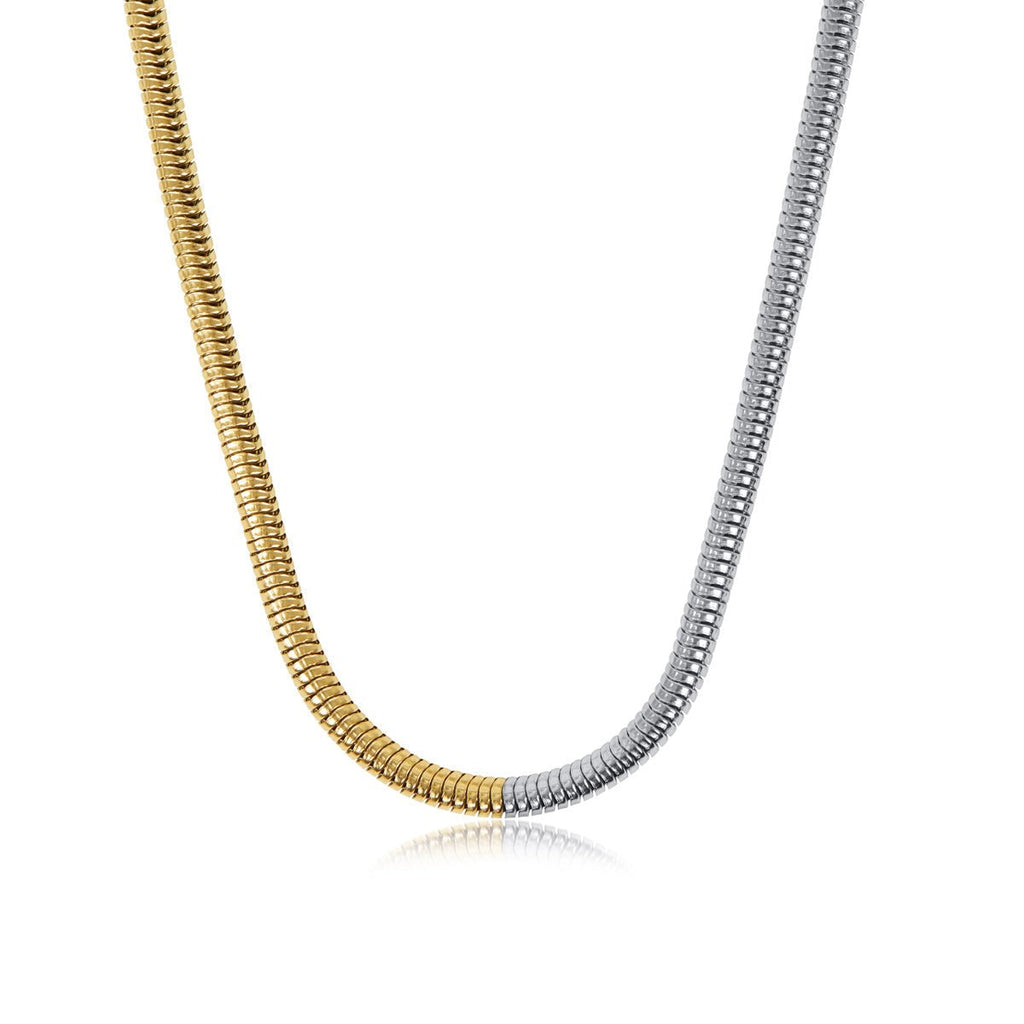 Lior Trace Sculpted Necklace in gold-tone, front product view