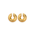 Tavi Prism Sculpted Earrings in gold-tone, front product view