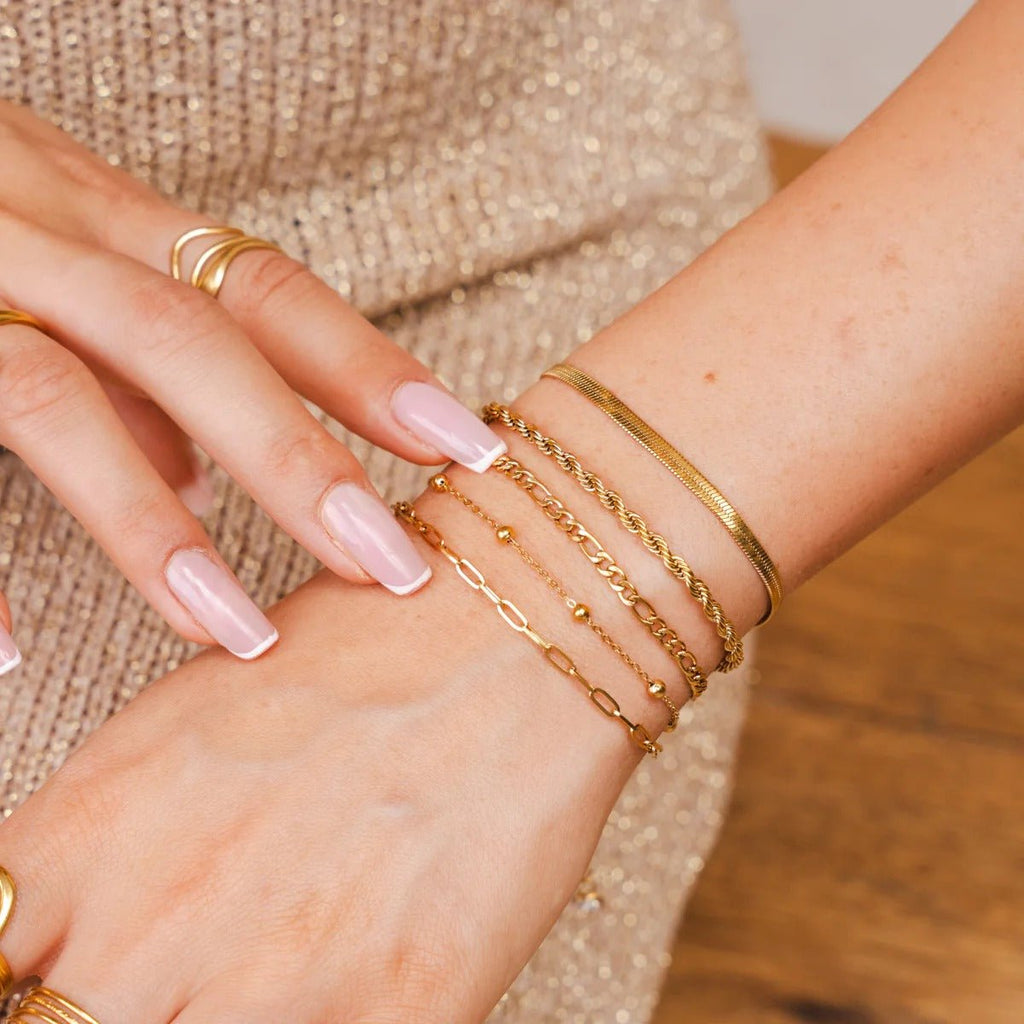 Vela Fold Light Accent Jewelry Set in gold-tone, alternate product angle