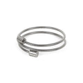 Elow Loom Sculpted Bracelet in silver-tone, front product view