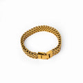 Cael Echo Sculpted Bracelet in gold-tone, front product view
